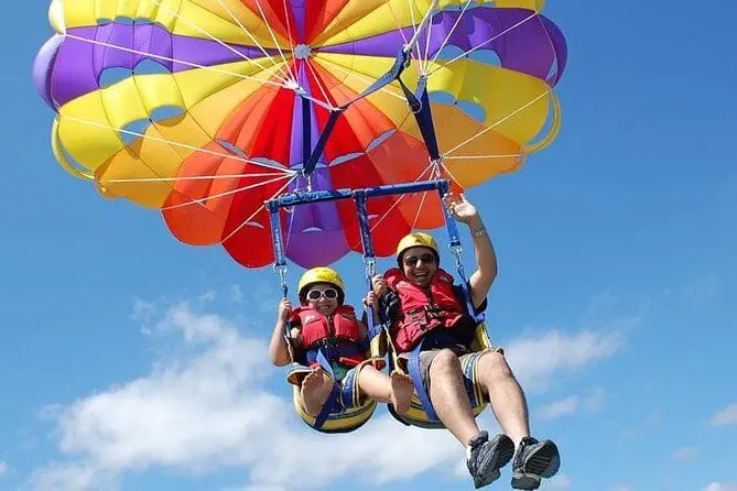 Parasailing at beach