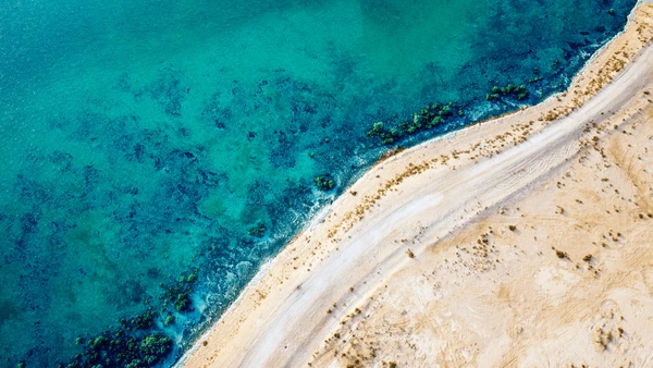 Dukhan Beach Picturesque View