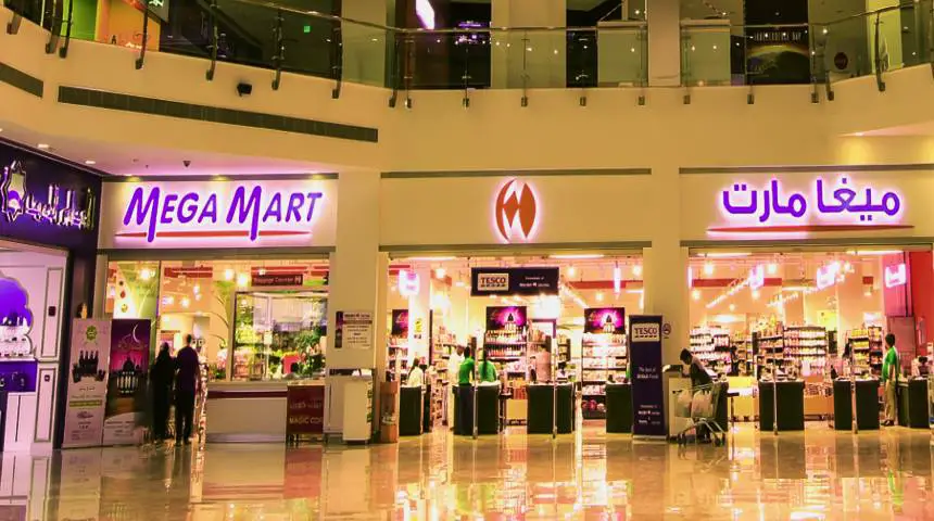 Mega Mart branch at 01 mall