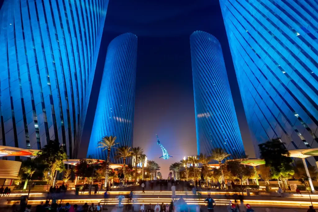 Top View of Lusail Boulevard