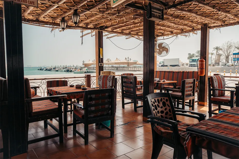 Majlis- Inspired Seating at Halul Cafe