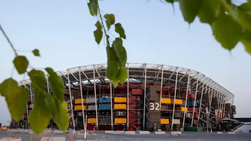 The first-ever demountable FIFA venue Stadium 974 Qatar