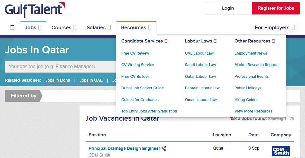 GulfTalent - Online Job Portal in Qatar
