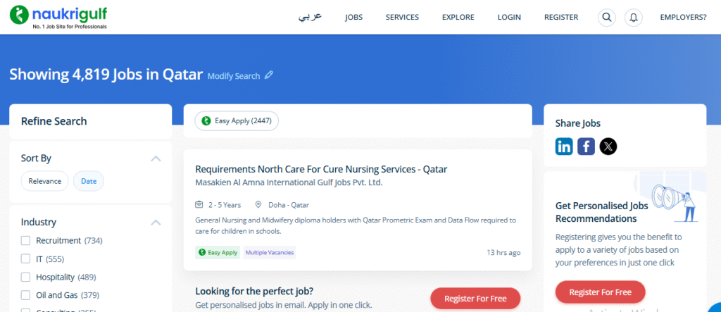 NaukriGulf Qatar