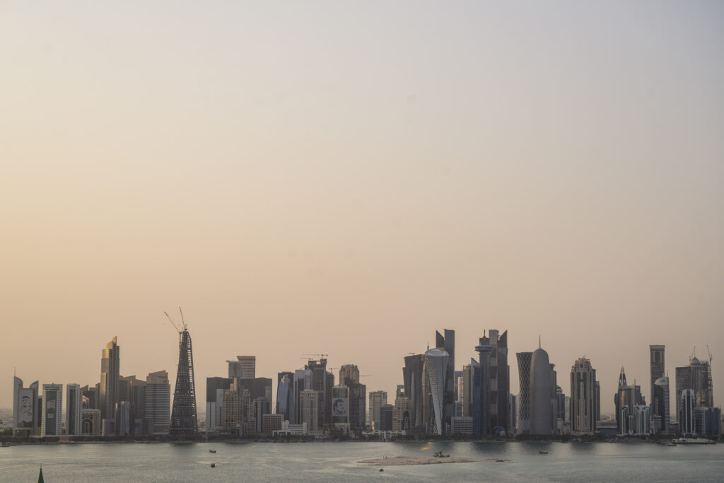 Hot weather conditions in Qatar this weekend