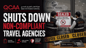 QCAA closure of non-compliant agencies in Qatar