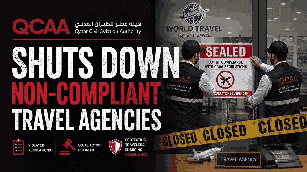 QCAA closure of non-compliant agencies in Qatar