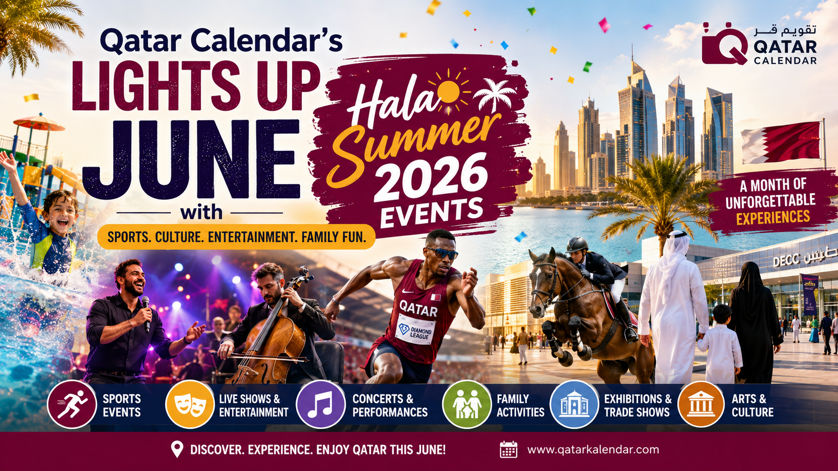 Qatar Calendar’s Lights Up June with Hala Summer 2026 Events