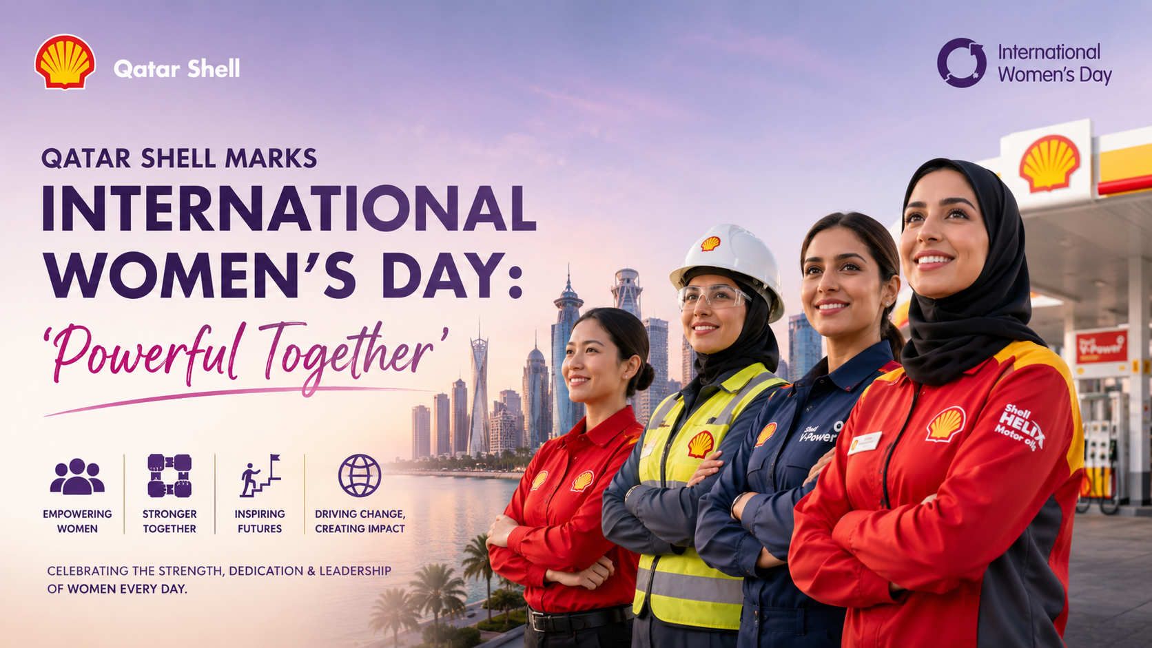 Qatar Shell Marks International Women's Day