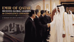 Emir of Qatar Receives Global Leaders in Condolence Ceremony