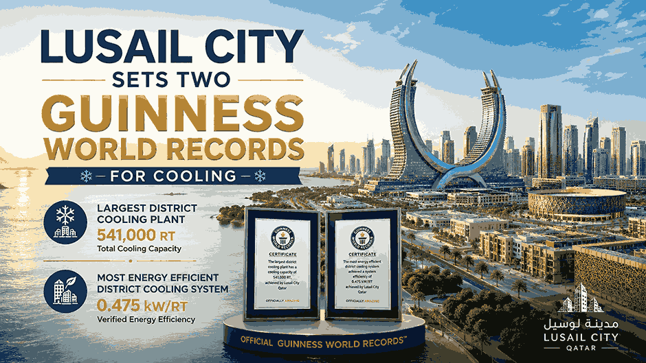 Lusail City sets new world Guinness records