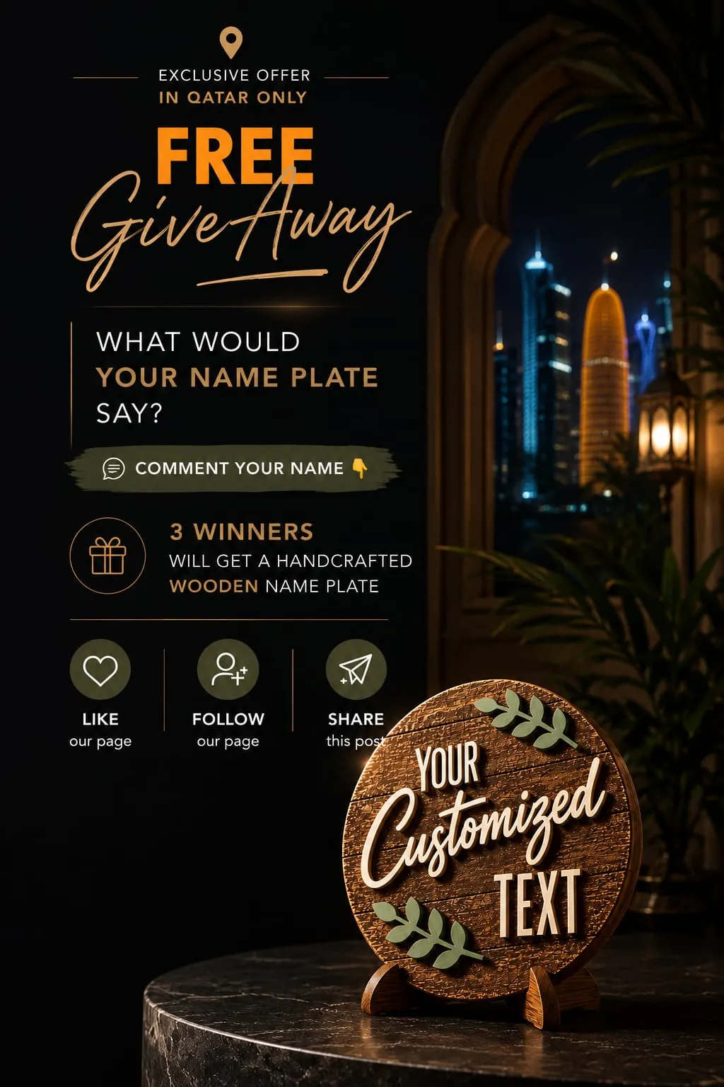 Cedars Free GiveAway